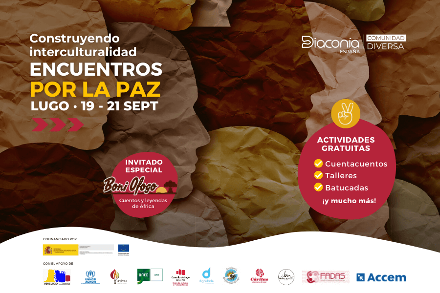 Encuentros por la paz en Lugo · 19, 20 y 21 de septiembre