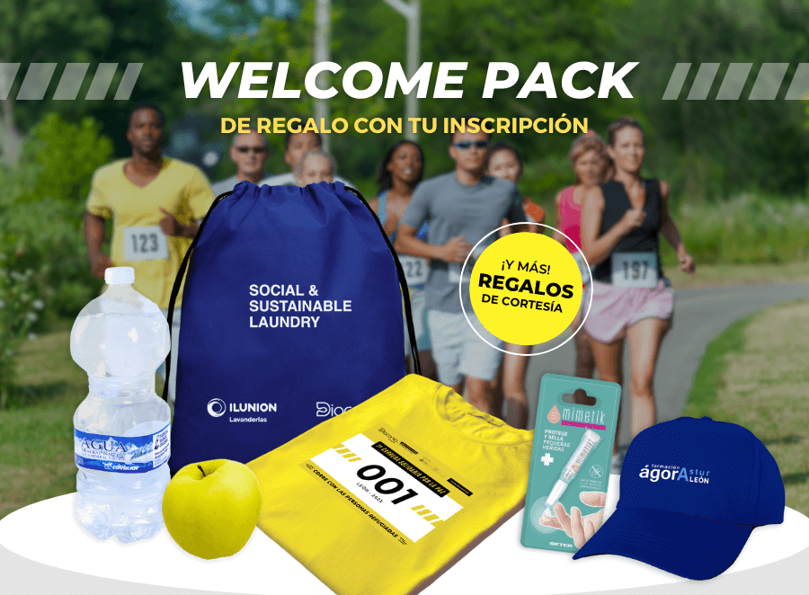 Regalos Welcome Pack Carrera Solidaria León