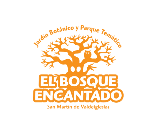 Logo el Bosque encantado, Jardín botánico y parque temático