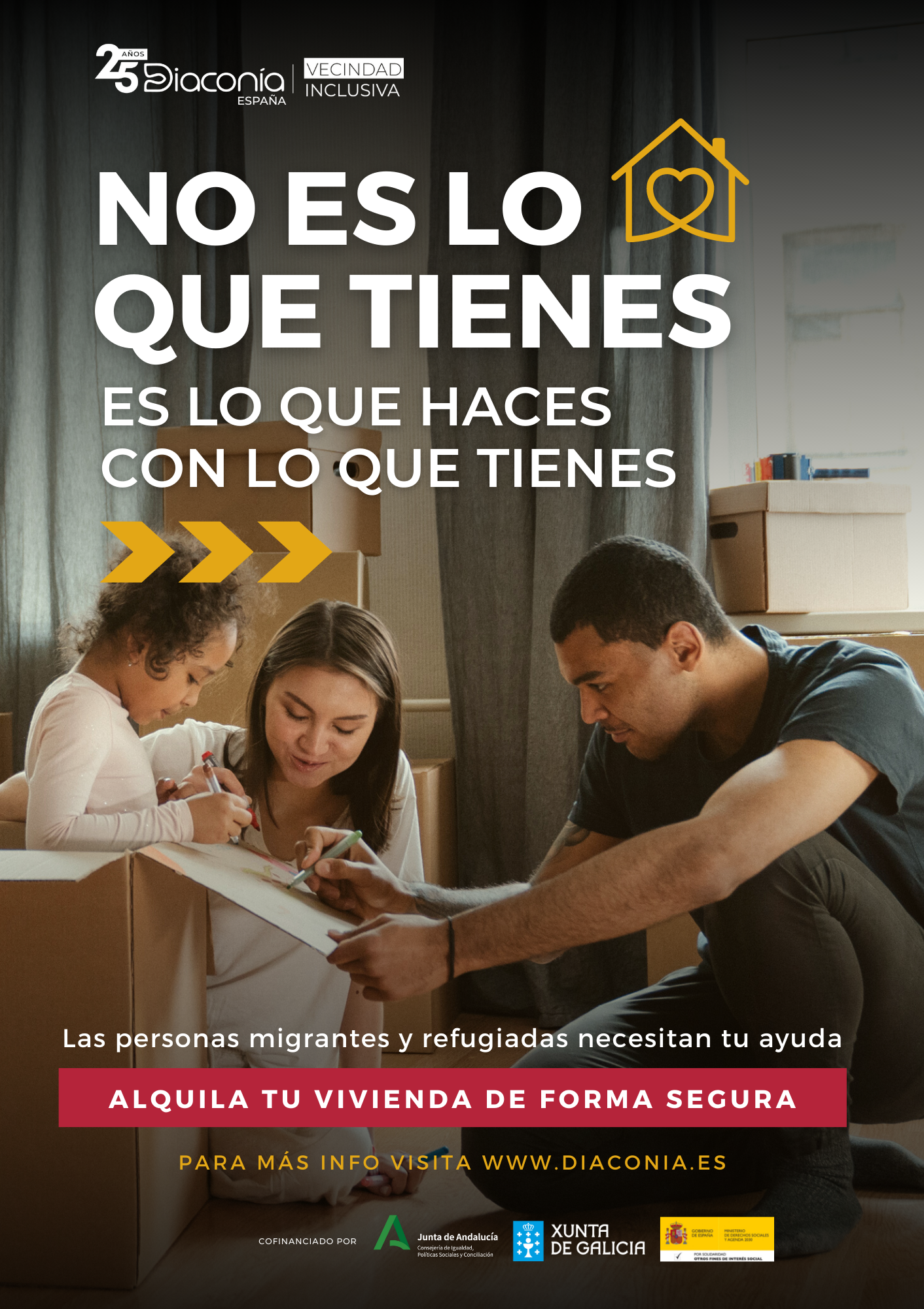Campaña de sensibilización para promover el alquiler de viviendas para las personas y familias migrantes (Málaga)
