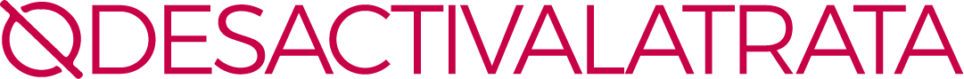 Logo Proyecto Desactivalatrata rojo