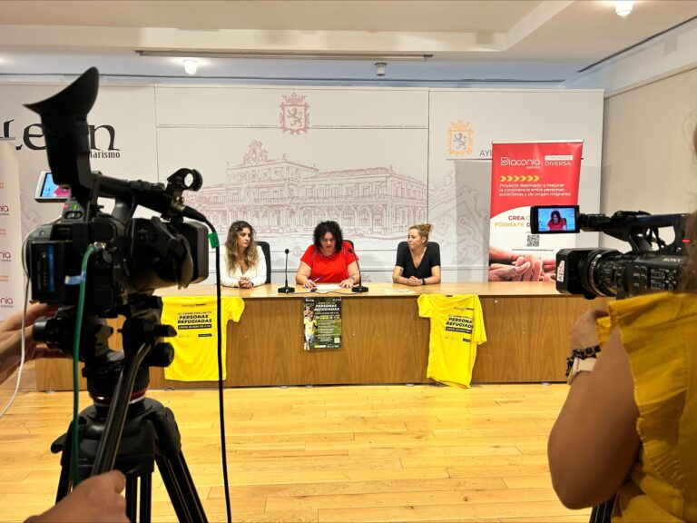 Rueda de prensa Carrera Solidaria por La Paz en León