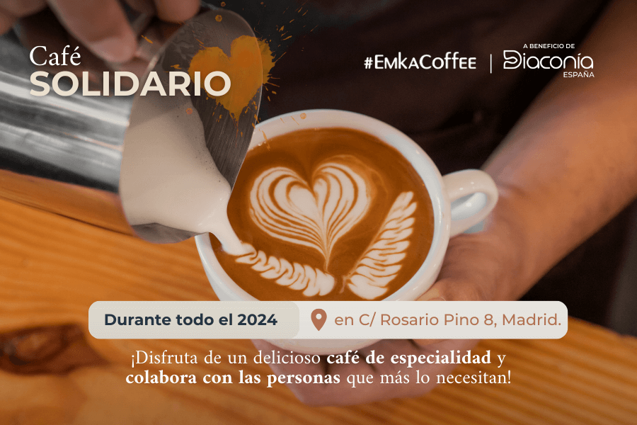 Café Solidario Inciativa Diaconía España y EMKA Coffee