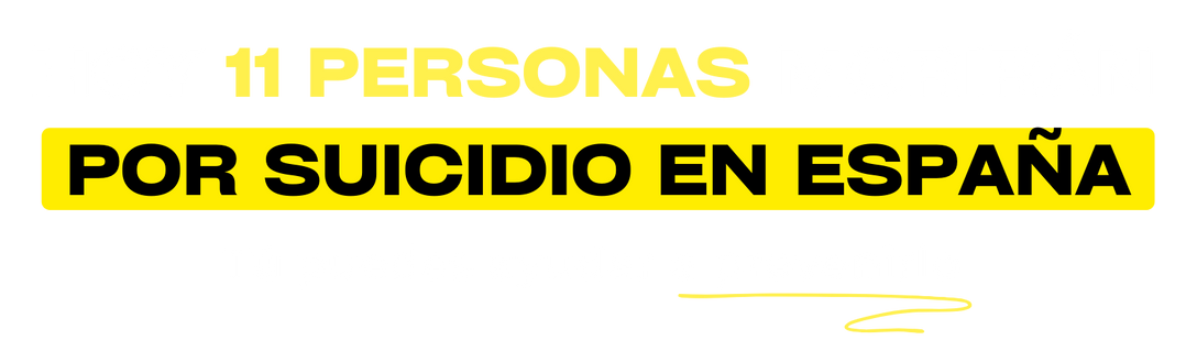 Frase Campaña Prevención del Suicidio - Proyecto Zoé