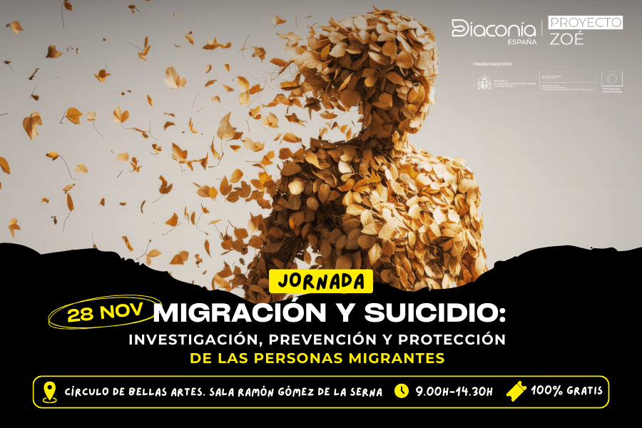 Cartel Jornada Migración y Suicidio