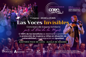 Cartel Concierto de Góspel Solidario - Las voces invisibles (900x600px)